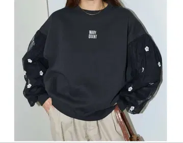 MARY QUANT 블랙 트레이닝복