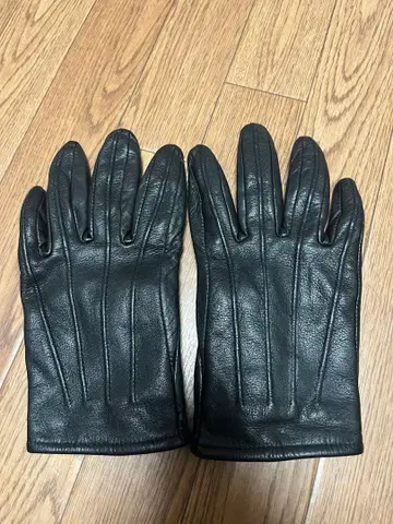 [ 새상품급 레어 ] LAD MUSICIAN 가죽 그로브 장갑 블랙 라드