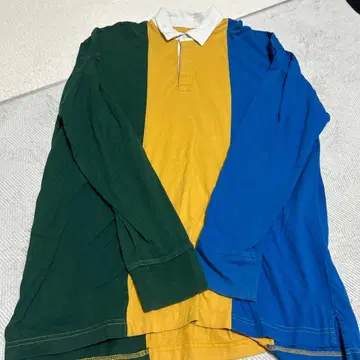 ARIZONA JEAN CO 컬러 블록 피케 셔츠 M