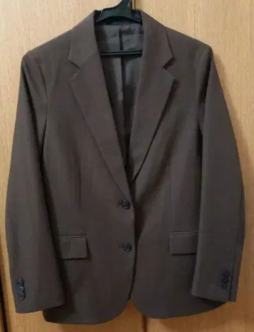 UNIQLO 유니클로 릴랙스 테일러드 자켓 453032 브라운