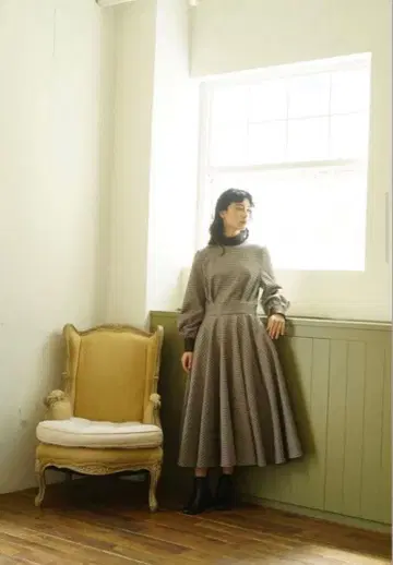 foufou 하운드투스 체크 원피스