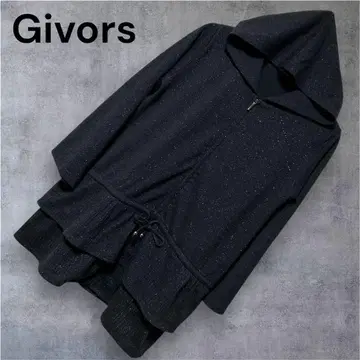 [ Givors ] 기보스 (L) / 롱 후드티 티어드 블랙