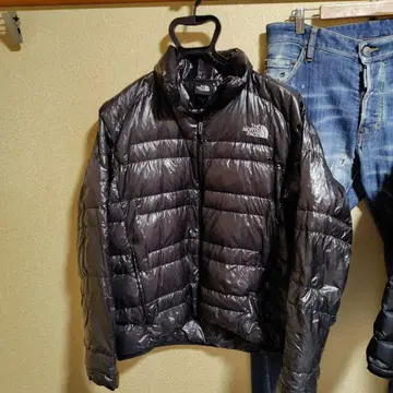THE NORTH FACE 다운 자켓 M. 그레이 블랙.