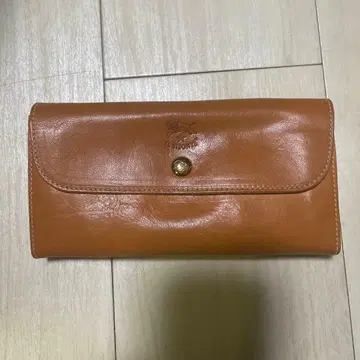 일비종떼 브라운 가죽 장지갑