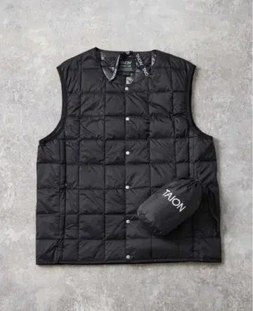 [ TAION/타이온 ] 크루넥 이너 다운 베스트