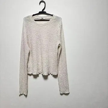 a new day 긴팔 아이보리 T셔츠 M