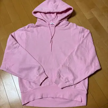 e/s 핑크 후드 부착 후드티
