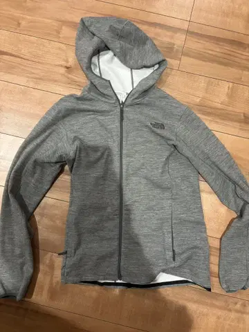 THE NORTH FACE 그레이 후드 부착 후드티