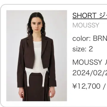 MOUSSY 쇼트 자켓