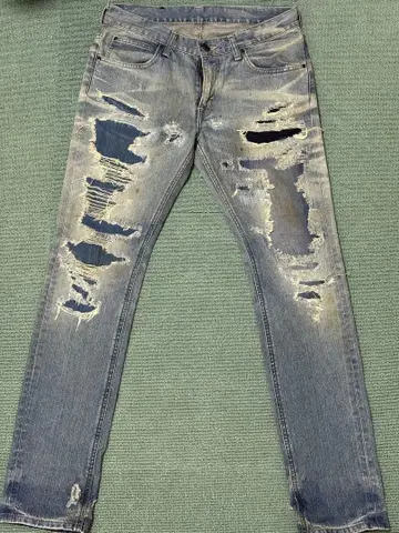 30인치 Lee 하드 크러쉬 데님