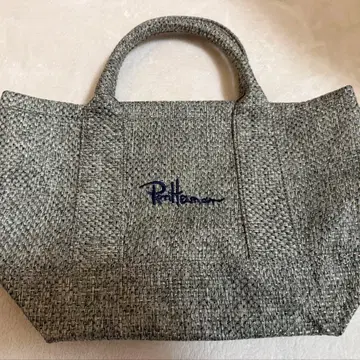 [ 새상품 ] 론 헤르만 토트백 그레이 자카드 트위드