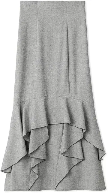 SNIDEL 밑단 프릴 머메이드 스커트