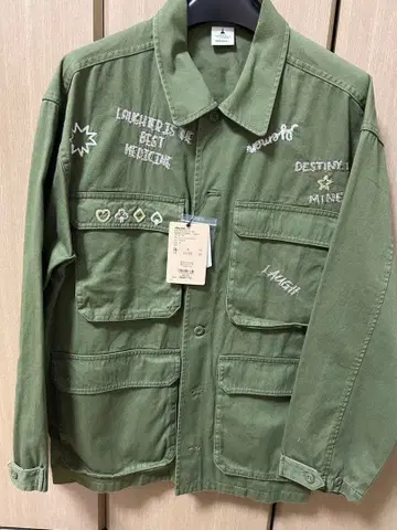 니코앤드 niko and - 체인 자수 밀리터리 자켓