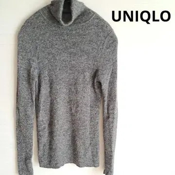 유니클로 터틀넥 니트 스웨터 엑스트라 파인 메리노 리브