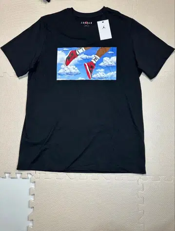 조던 블랙 그래픽 티셔츠