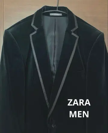 초특가. 거의 새상품 ZARA MAN 벨벳 블랙 포멀 자켓