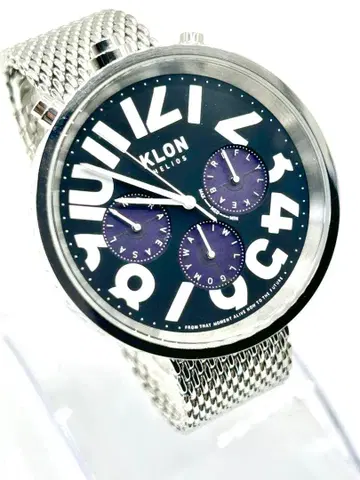 작동품 클론 헬리오스 SILVER 실버 블랙 스테인리스 남성용