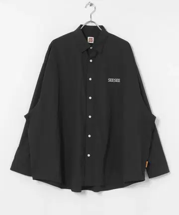 SEE SEE BIG NYLON SHIRT L size