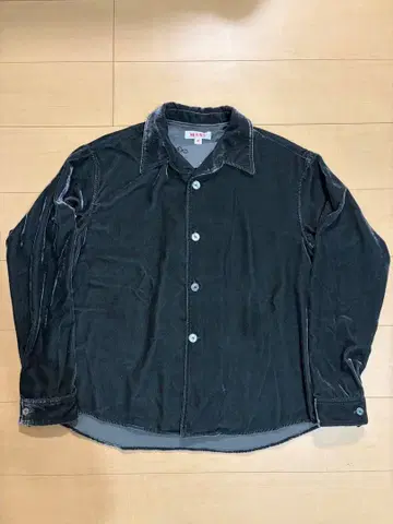 MASU 24aw velvet shirt