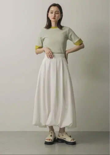 [택 포함] 미사용 새상품 SENSE OF PLACE 벌룬 스커트 M