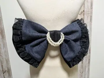 만들어진 오비, 부착 오비, 이중 문고 데님 레이스