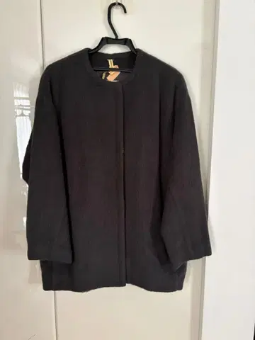 이에나 모헤어 샤기 울 코트