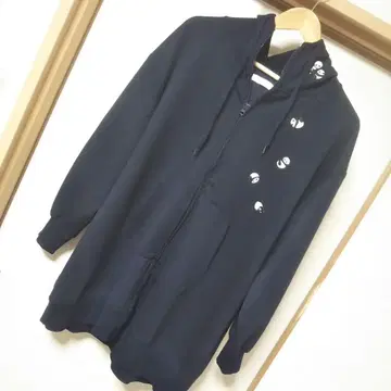 graniph 그라니프 롤링 팬더 네이비 L 자수 후드티