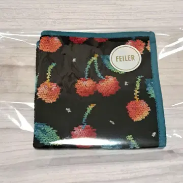 [ 미사용 새상품 ] 페이 타월 손수건 체리 도트