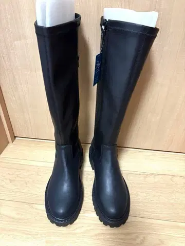 미사용 택 포함 렙심 라이트 통굽 롱 부츠 L 사이즈