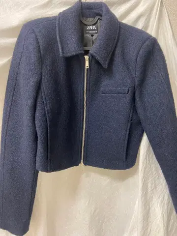 ZARA 네이비 숏 자켓 EUR S