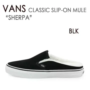 VANS 반스 CLASSIC SLIP-ON MULE 블랙 보아