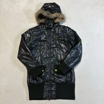 [ 선착순 ] Sky Bomber 헤이세이 갸루 롱 다운 자켓 Y2K M