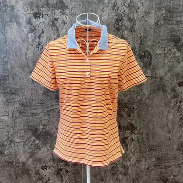 인기 에디 바우어 [ M ] 반팔 상의/피케 셔츠 보더 코튼