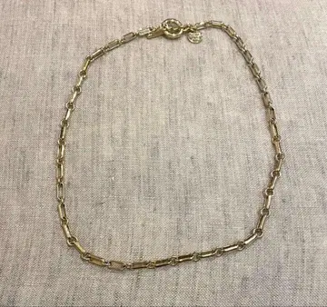 필립 오디베일 체인 목걸이 골드