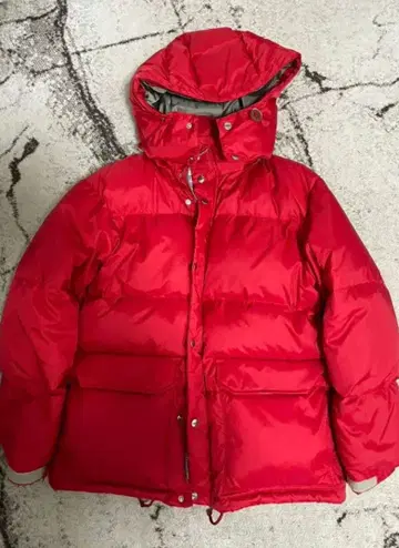 CANP7 다운 자켓 빨간색 라이트온