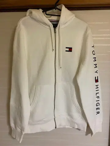 TOMMY HILFIGER 화이트 후드티