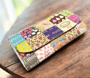 핸드메이드 패치워크 장지갑