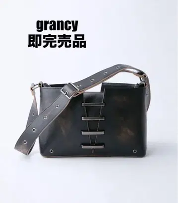 grancy 빈티지 스타일 레더 백