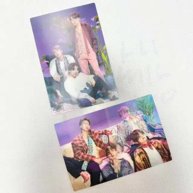 방탄소년단 단체 포토카드 2장/매직샵/렌티큘러/정국