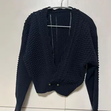 네이비 니트 가디건 사이즈 7