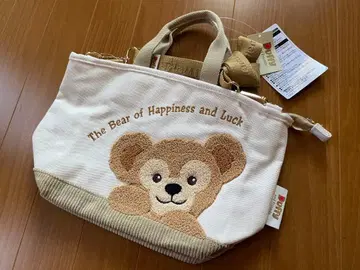 TDS 더피 사가 자수 코듀로이 숄더 토트 백