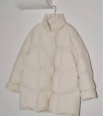 투데이풀 스탠드 카라 다운 자켓 에크루 36