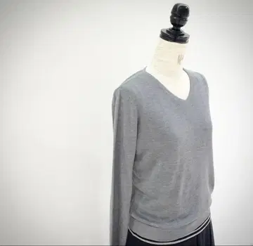 셀렉트 아이 컴퍼니 실크 100% 니트 그레이