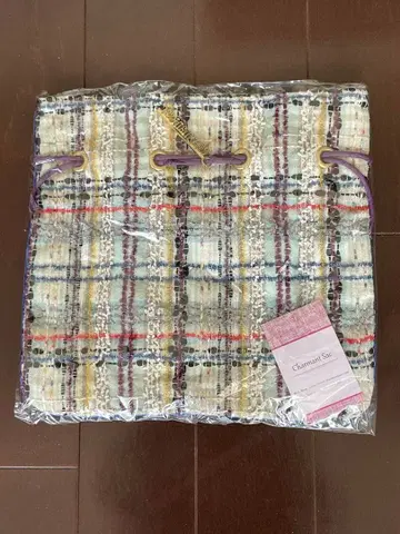 샤르망 사크 트위드 복조리 백 화이트 계열