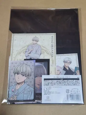 WIND BREAKER 카지 렌 HICUL 북형 포토카드 세트