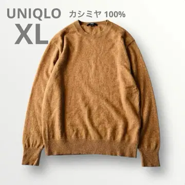 새상품급 유니클로 캐시미어 100% 크루넥 니트 스웨터 XL