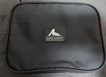 GREGORY 컴팩트 파우치 블랙
