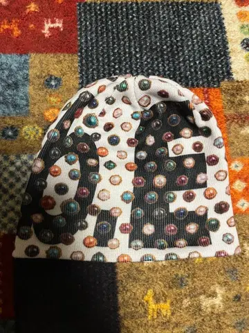 b.Eautiful Jewel Beanie -화이트/블랙-