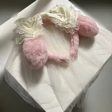 레어 새상품급 마이멜로디 머리띠 베일 산리오 Sanrio