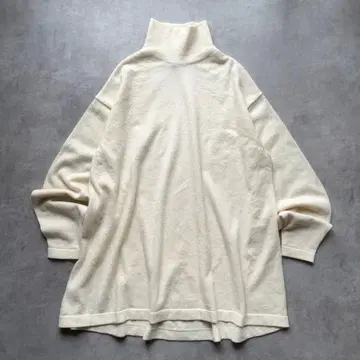 [띠어리] 캐시미어 하이넥 튜닉 니트 최근 출시 S 아이보리